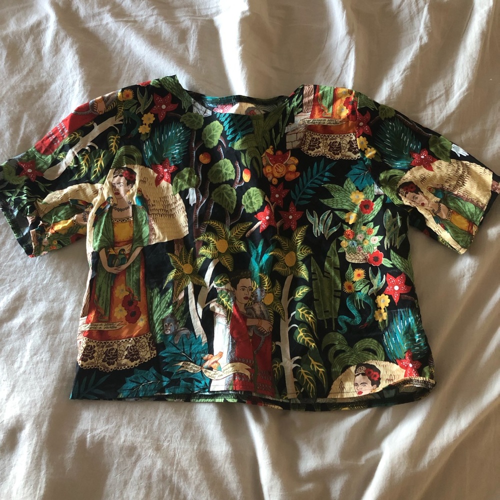 Frida Kahlo Crop Top